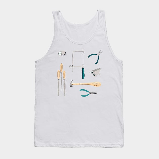 Metalsmith tools of the trade Tank Top by NewBranchStudio